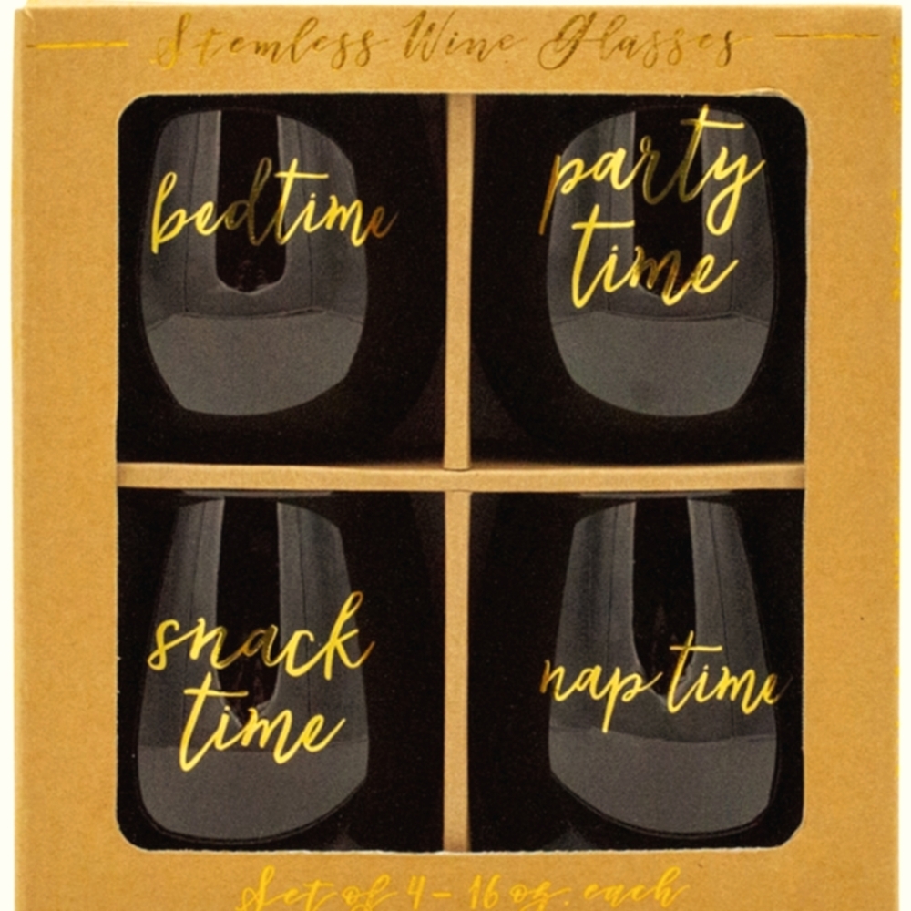 Set of 4 Party Wine Glasses